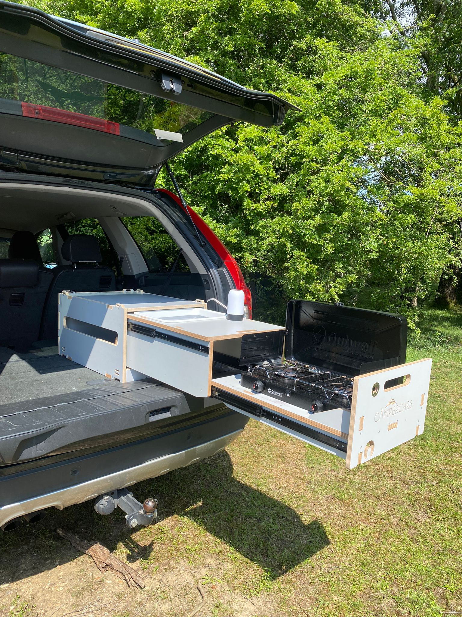CampCook - Removable Car Kitchen - Camping and Car Kitchen Systems